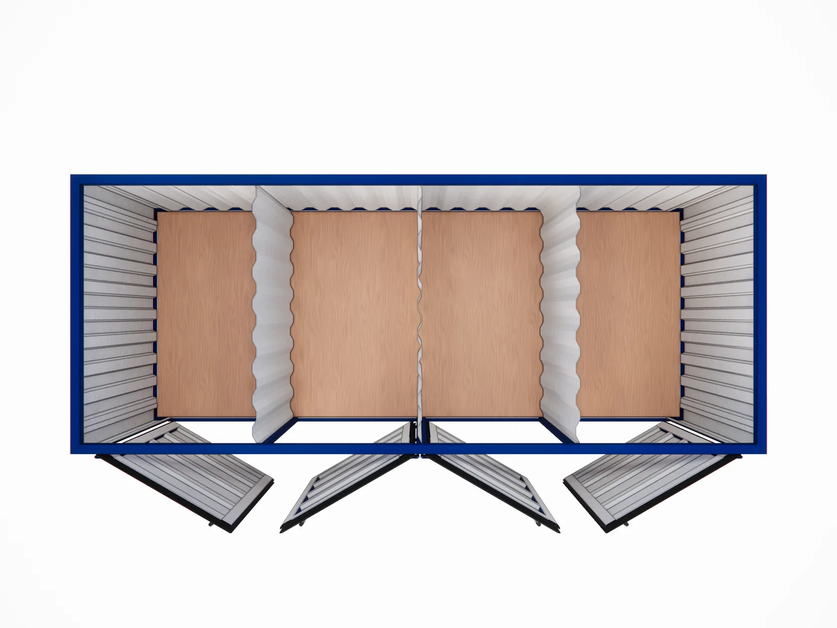 20ft & 40ft Multidoor Storage Containers For Sale